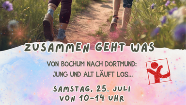 Zusammen geht was! Von Bochum nach Dortmund - jung und alt läuft los!