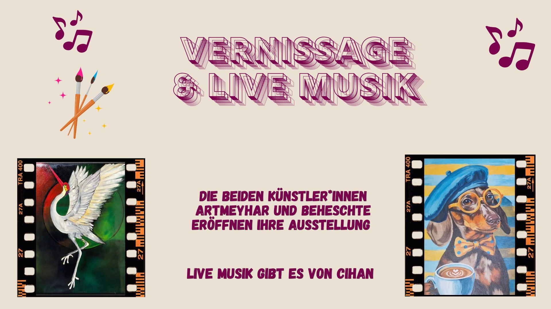 Vernissage & Live Musik