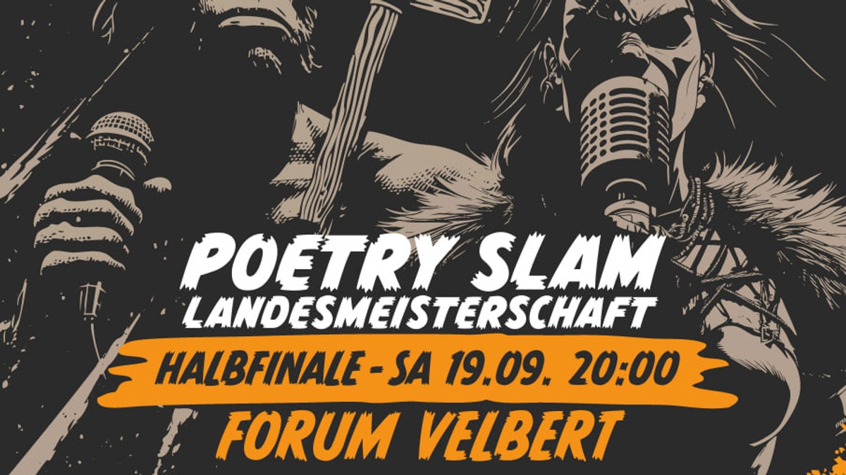 NRW-SLAM 2026 – Die Poetry Slam Landesmeisterschaft | Halbfinale Velbert