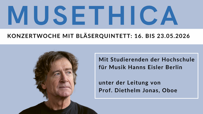 Musethica-Konzerte mit Bläserquintett: Eintritt frei