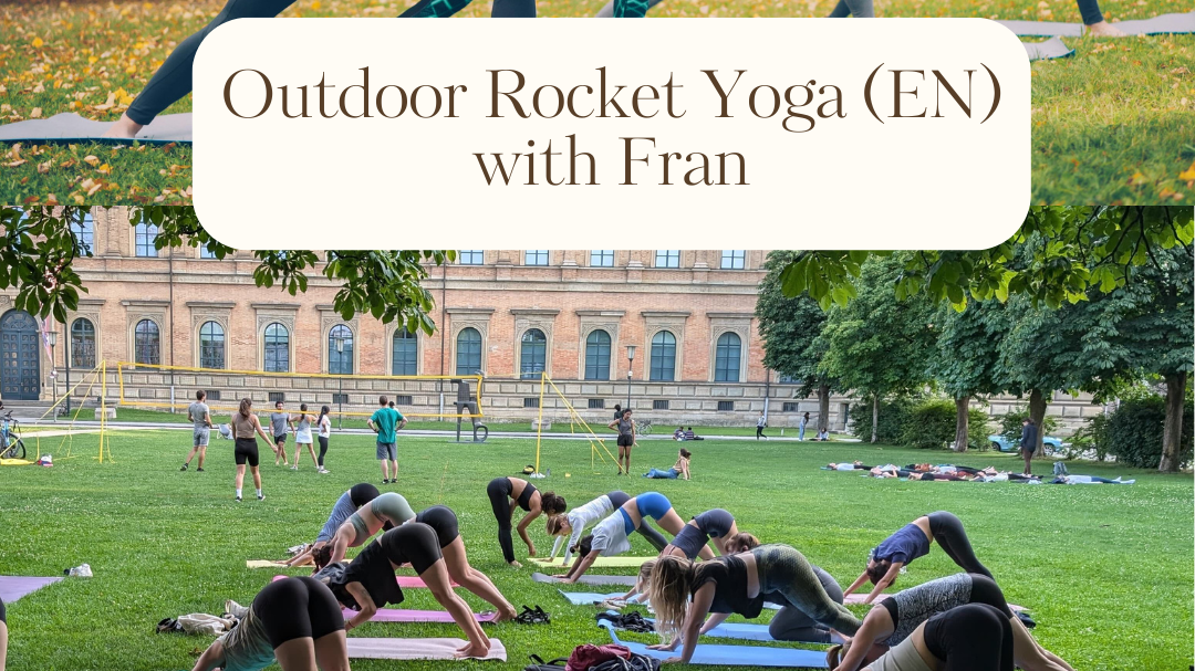 Outdoor Rocket Vinyasa Yoga at Alte Pinakothek donation based