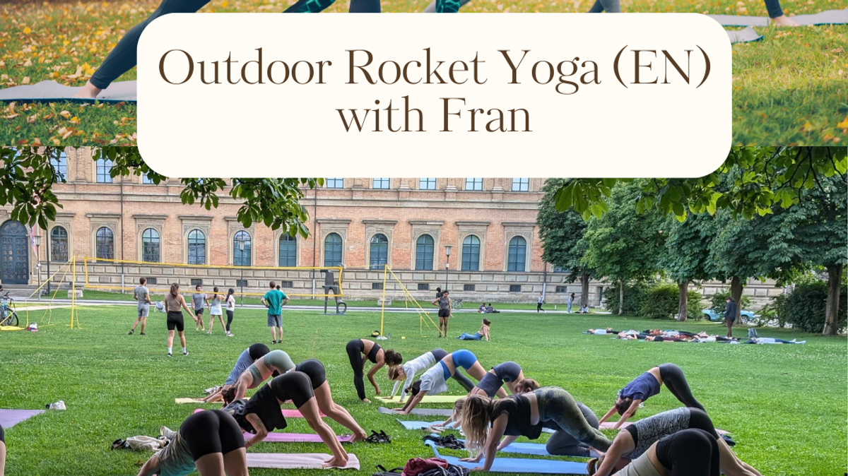 Outdoor Rocket Vinyasa Yoga at Alte Pinakothek donation based