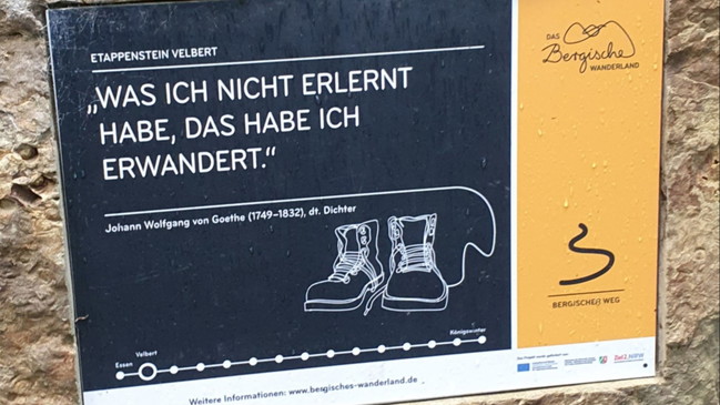 Gemeinsame Wanderung: "Bergischer Weg" und "Neandertalsteig"