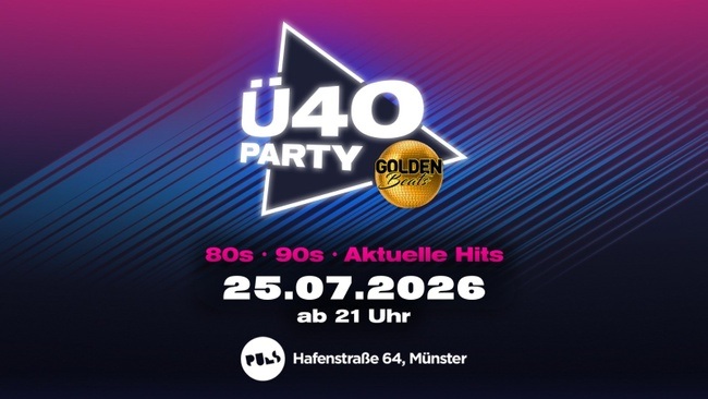 𝗚𝗼𝗹𝗱𝗲𝗻 𝗕𝗲𝗮𝘁𝘀 – 𝗗𝗶𝗲 𝗴𝗿𝗼ß𝗲 Ü𝟰𝟬-𝗣𝗮𝗿𝘁𝘆 𝗶𝗻 𝗠ü𝗻𝘀𝘁𝗲𝗿