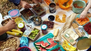 Veganes mitbring Picknick