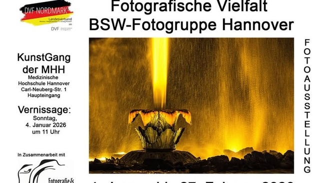 Foto-Ausstellung "Fotografische Vielfalt" von der BSW-Fotogruppe Hannover