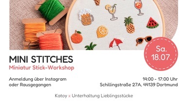 Mini Stitches - Stickworkshop