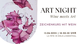 Kreativer Zeichenabend - Wine meets Art