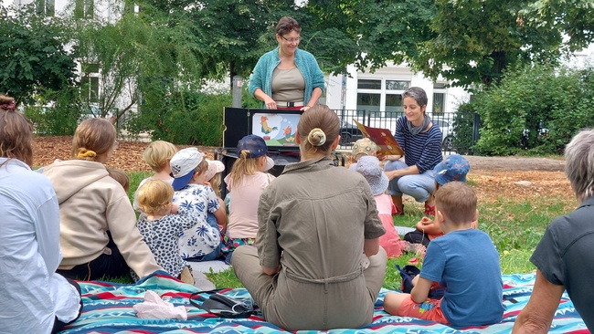 Erzähltheater auf dem Spielplatz
