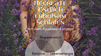 RECREATE: Schlafen. Loslassen. Auftanken.