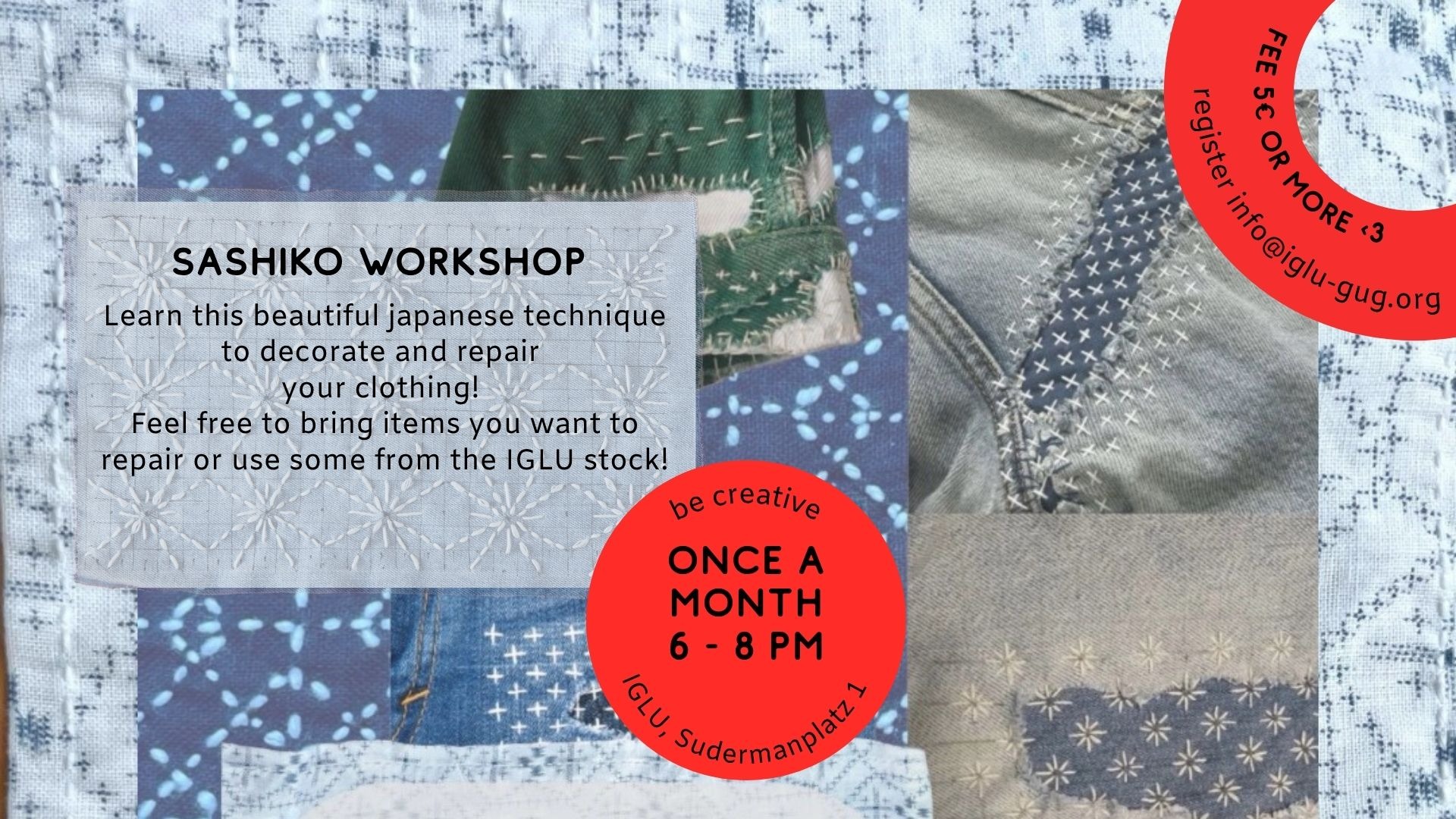 Sashiko Workshop mit Hibiki