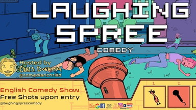 Laughing Spree Comedy 9 year anniversary Showcase: English Comedy on a BOAT (with FREE SHOTS)