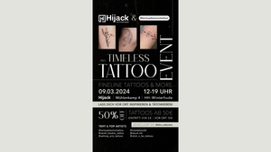 TIMELESS TATTOO EVENT at Hijack space