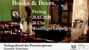 Books & Beers. Verlagsabend der parasitenpresse zur Leipziger Buchmesse 2025