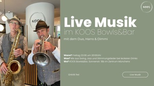 LIVE Musik im KOOS Bowls & Bar