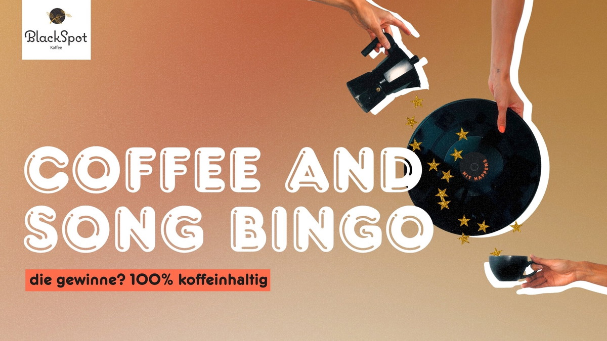 HIT HAPPENS - coffee and song bingo