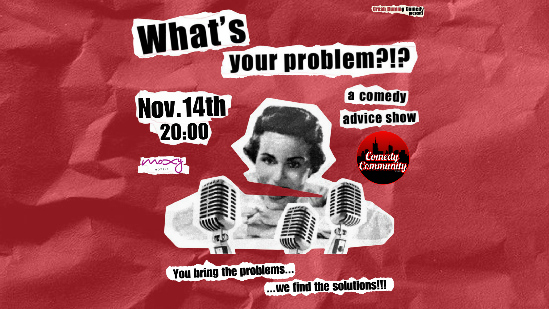 WHATS YOUR PROBLEM?!? An English Comedy Advice Show in Frankfurt