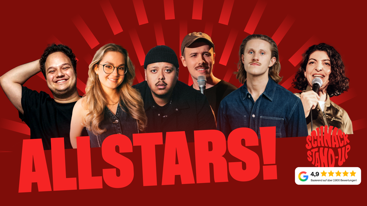 Titelbild der Veranstaltung SCHNACK Stand-Up Comedy ALLSTARS in Berlin