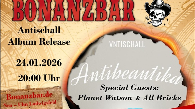 Antischall - Realease Party mit Planet Watson & All Bricks