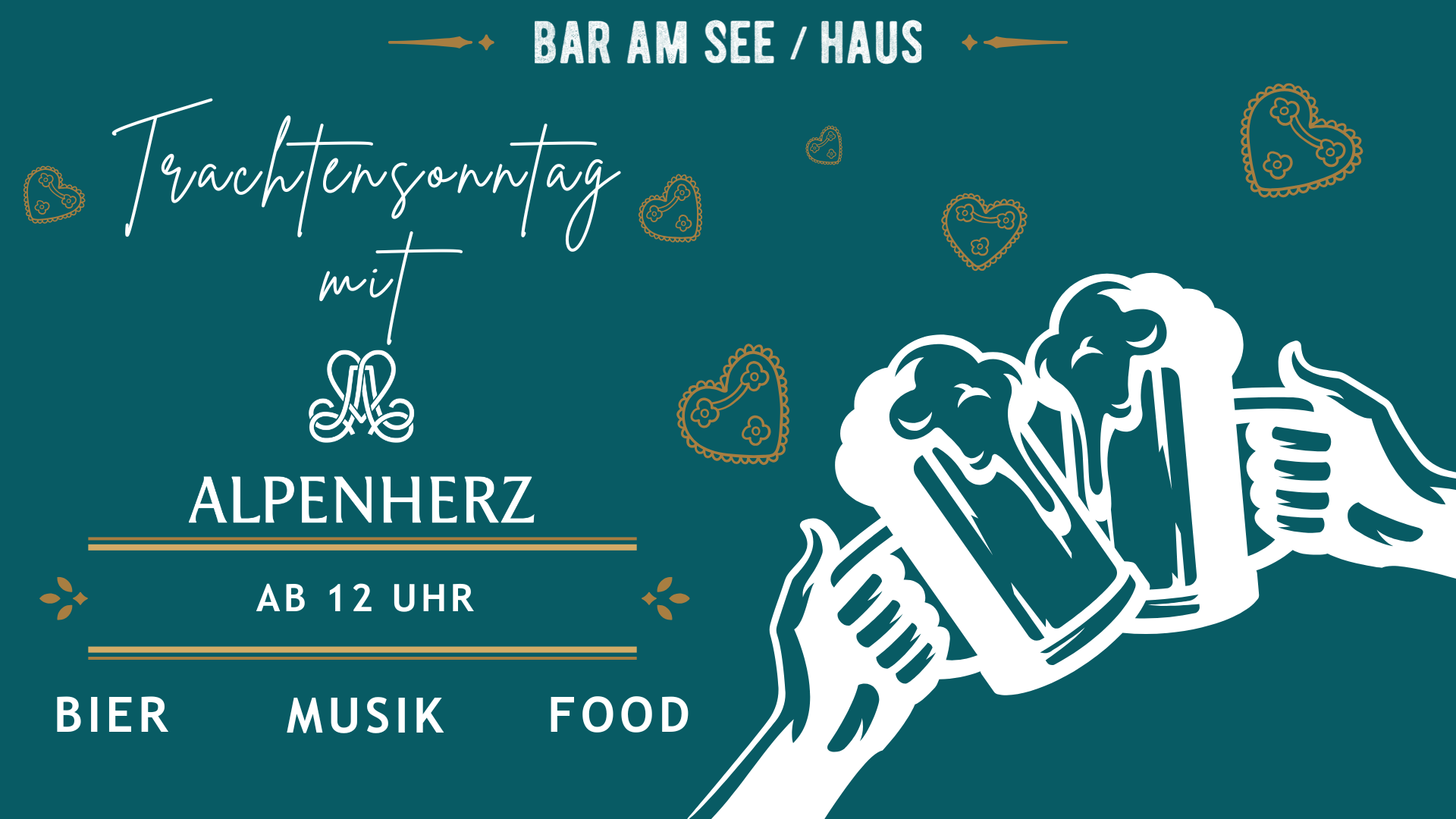 Trachtensonntag Closing mit Alpenherz