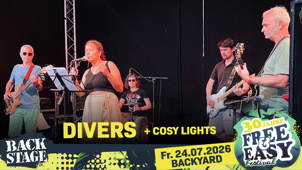 DIVERS + COSY LIGHTS | FREE & EASY FESTIVAL 2026