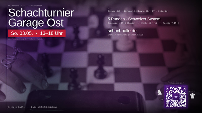 Schachturnier Garage Ost