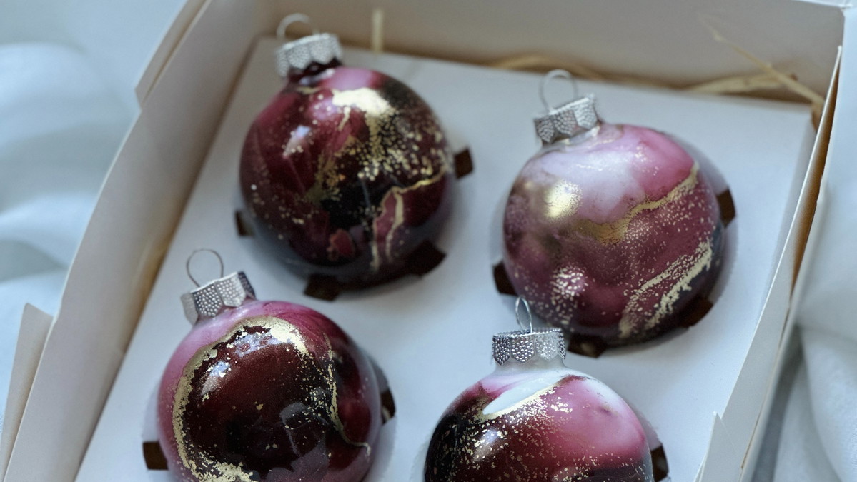 Alcohol ink Christmas Special Leipzig