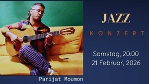 Jazzabend im MACHADO  mit dem Duo Parijat Moumon und Max Glanz