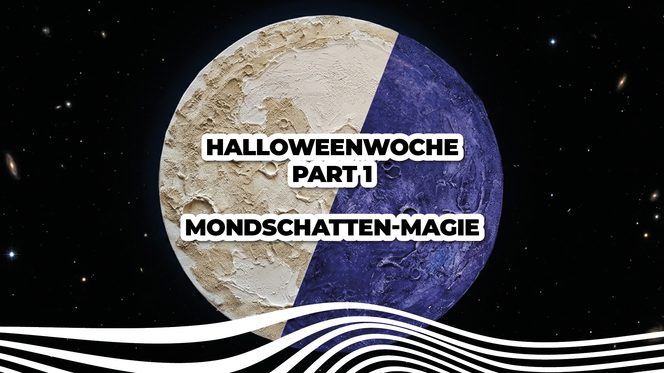 Mondschatten-Magie: Mondkrater mit Spachtelmasse gestalten