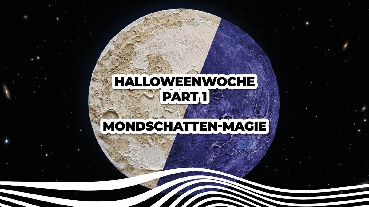 Mondschatten-Magie: Mondkrater mit Spachtelmasse gestalten