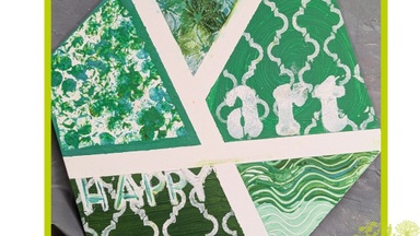 Happy Acrylic Art