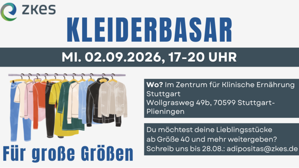 Titelbild der Veranstaltung Kleiderbasar für große Größen