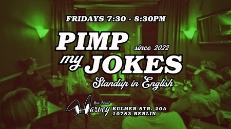 Pimp My Jokes: Interactive Stand-Up in English Fridays at Mein Freund Harvey
