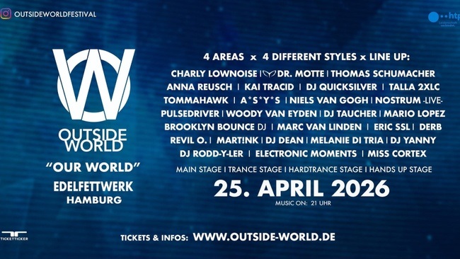 OUTSIDE WORLD FESTIVAL RAVE HAMBURG