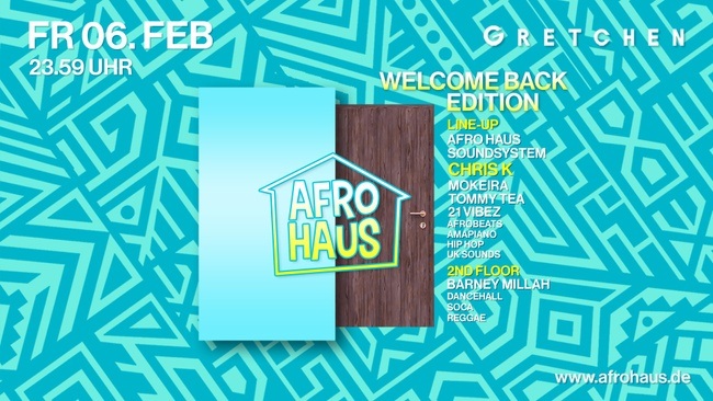 AFRO HAUS - WELCOME BACK EDITON