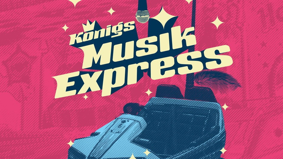 Titelbild der Veranstaltung Königs Musikexpress - Quiz und Live-Musik