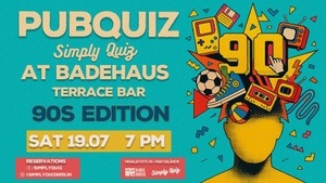 Pubquiz with Simply Quiz - 90s Special