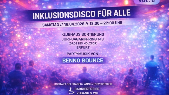 INKLUSIONSDISKO FÜR ALLE