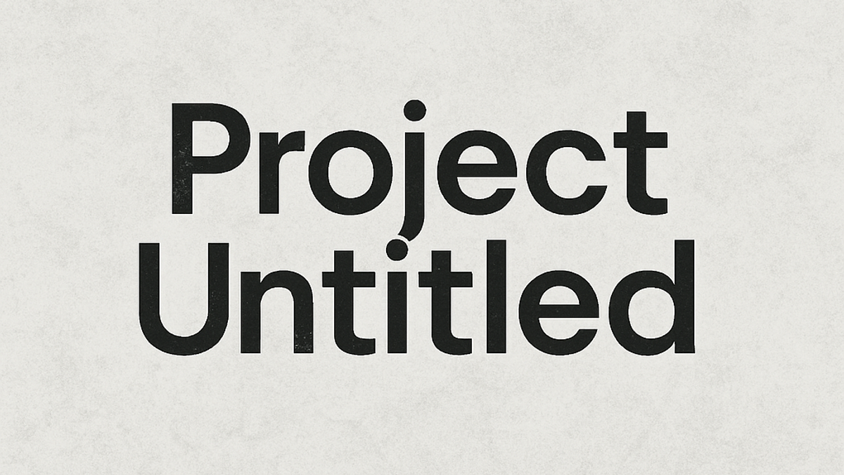 Project Untitled