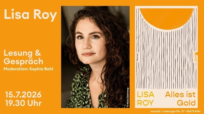 Lesung - "Alles ist Gold" von Lisa Roy
