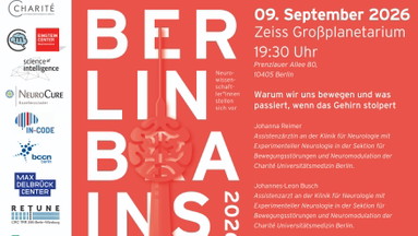 Berlin Brains: Warum wir uns bewegen und was passiert, wenn das Gehirn stolpert