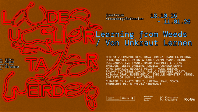 Louder, Uglier, Taller, Weirder – Learning from Weeds / Von Unkraut Lernen
