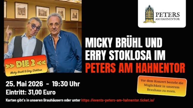 Mitsingkonzert "Die 2", Micky Brühl & Erry Stoklosa