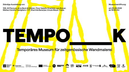 Museumseröffnung    -   TEMPO___K   -   temporäres Museum für zeitgenössische Wandmalerei