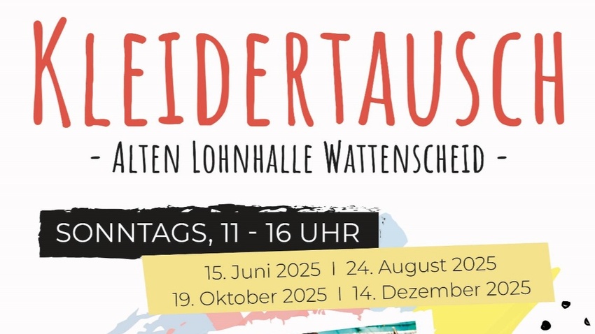Kleidertauschparty in der alten Lohnhalle Wattenscheid