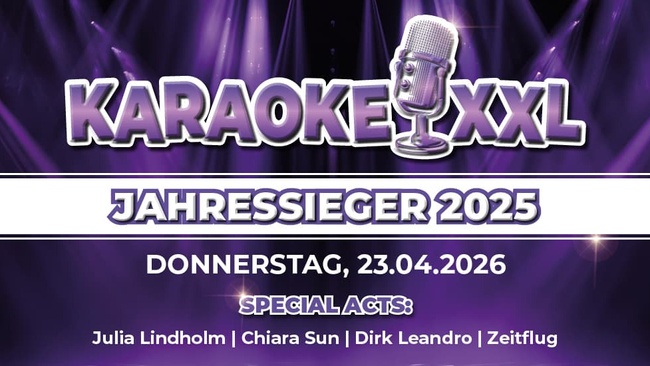 Karaoke XXL Jahressieger