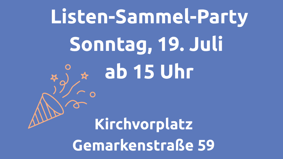Listen-Sammel-Party