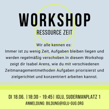 Workshop: Ressource Zeit