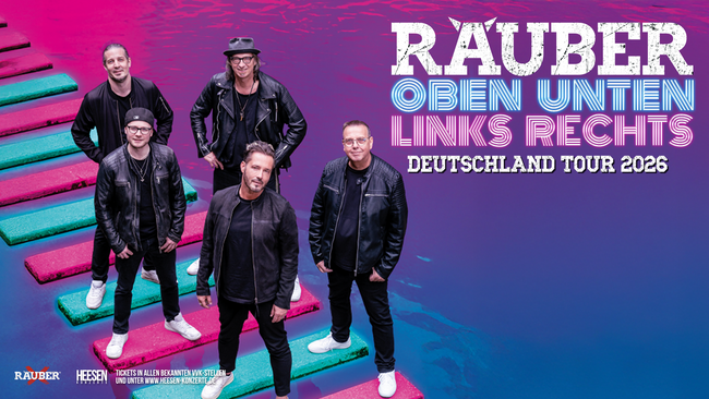 Räuber - Oben Unten Links Rechts Deutschland Tour 2026 - Batschkapp