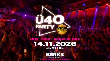 ✨ 𝐆𝐨𝐥𝐝𝐞𝐧 𝐁𝐞𝐚𝐭𝐬 Ü40 Party bei Berks | Würselen ✨